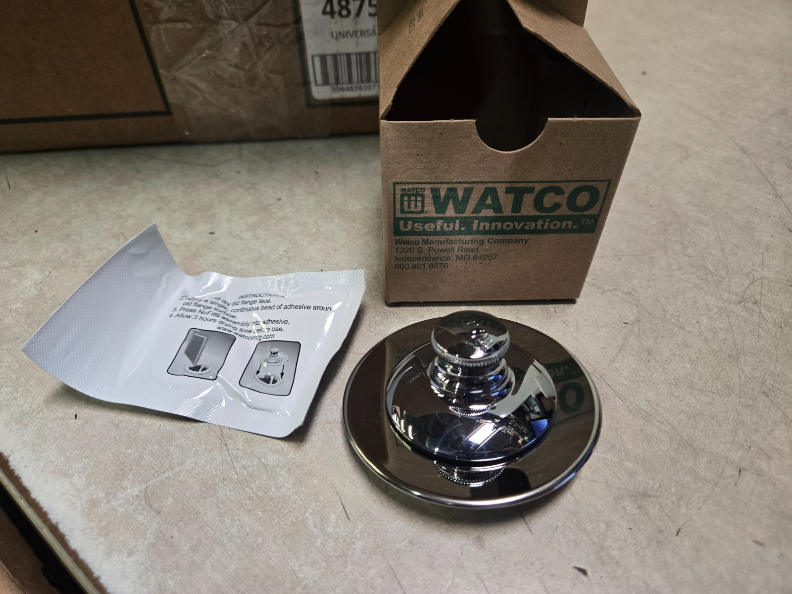 Watco 48750-Pp-Cp-G Bathtub Stopper And Drain, Grid Strainer