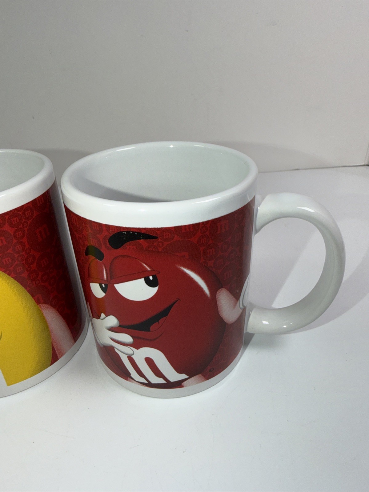 2015 Edition Red And Yellow M&M Mugs
