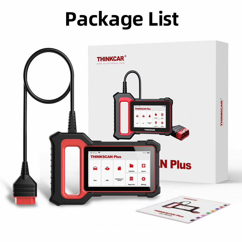 Thinkscan Plus S4 Car Scanner ECM SRS ABS TCM BCM Diagnostic Tool Code Reader