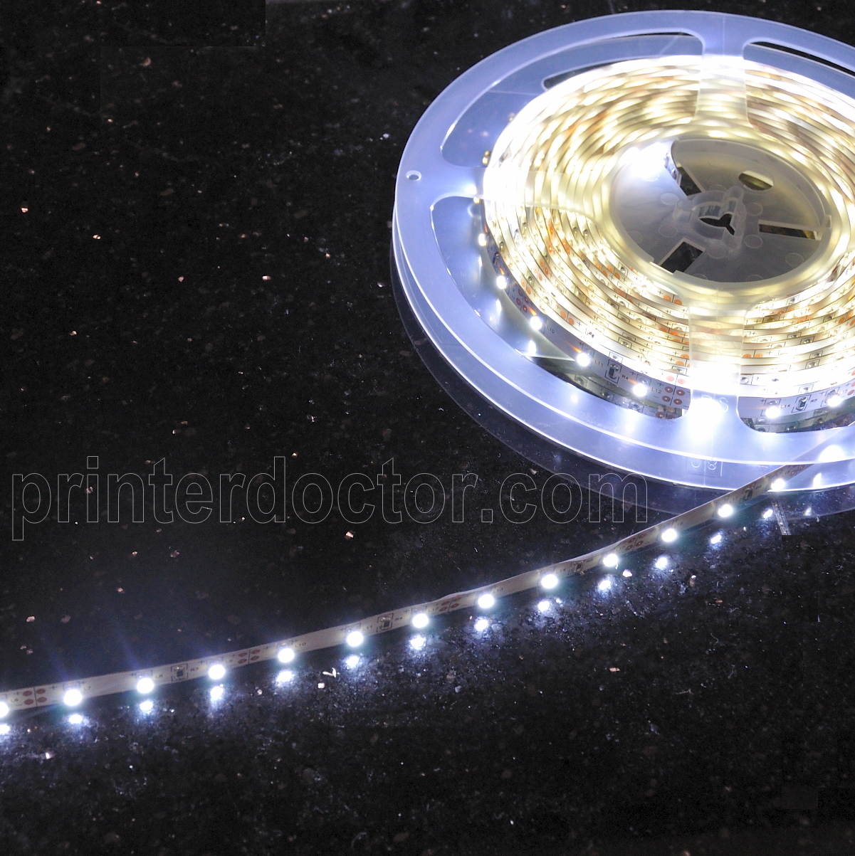 8.2' under cabinet Neutral White UL listed 3528 LED strip light 5000K 12v DC US