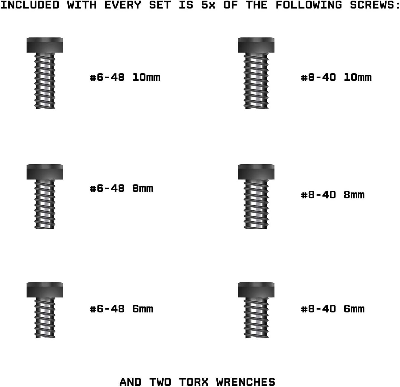 Ultimate Gunsmithing Screw Set: 6 Sizes, , Torx Resistant
