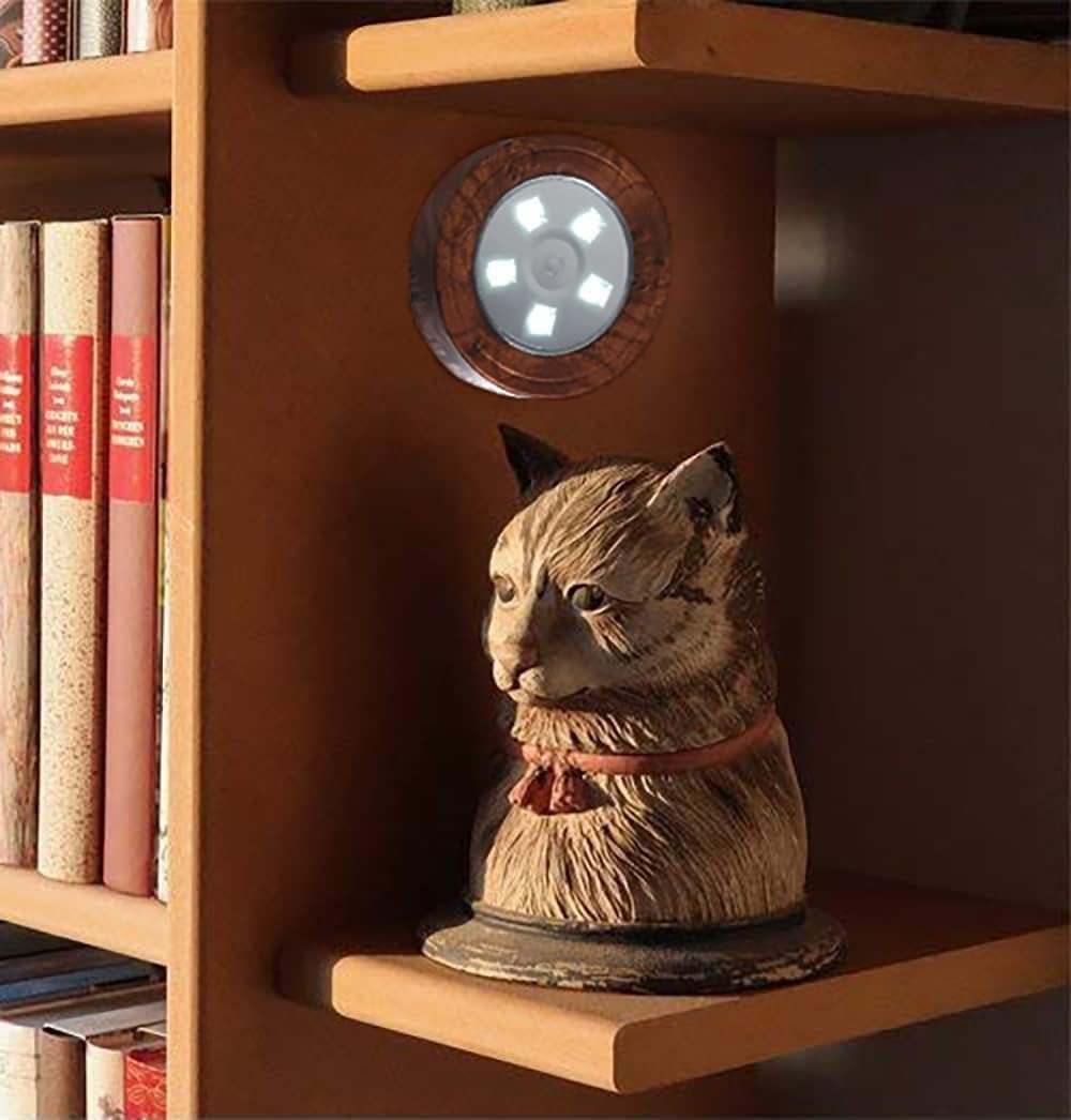 LED Puck Lights with Wireless Remote Dimmable Under Cabinet Lights with Timer...