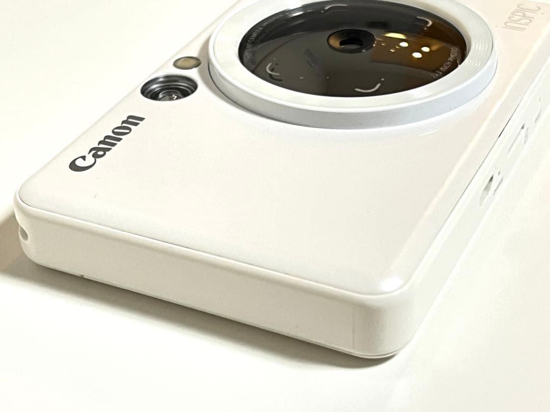 Canon Camera Inspic Zv-123 Pearl White