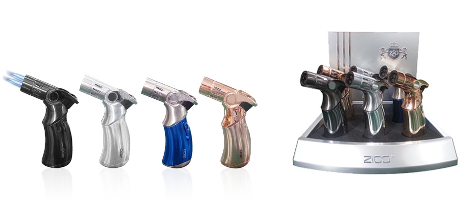 Zico MT-23 M QUAD  Torch Lighter   - CHOOSE COLOR !!