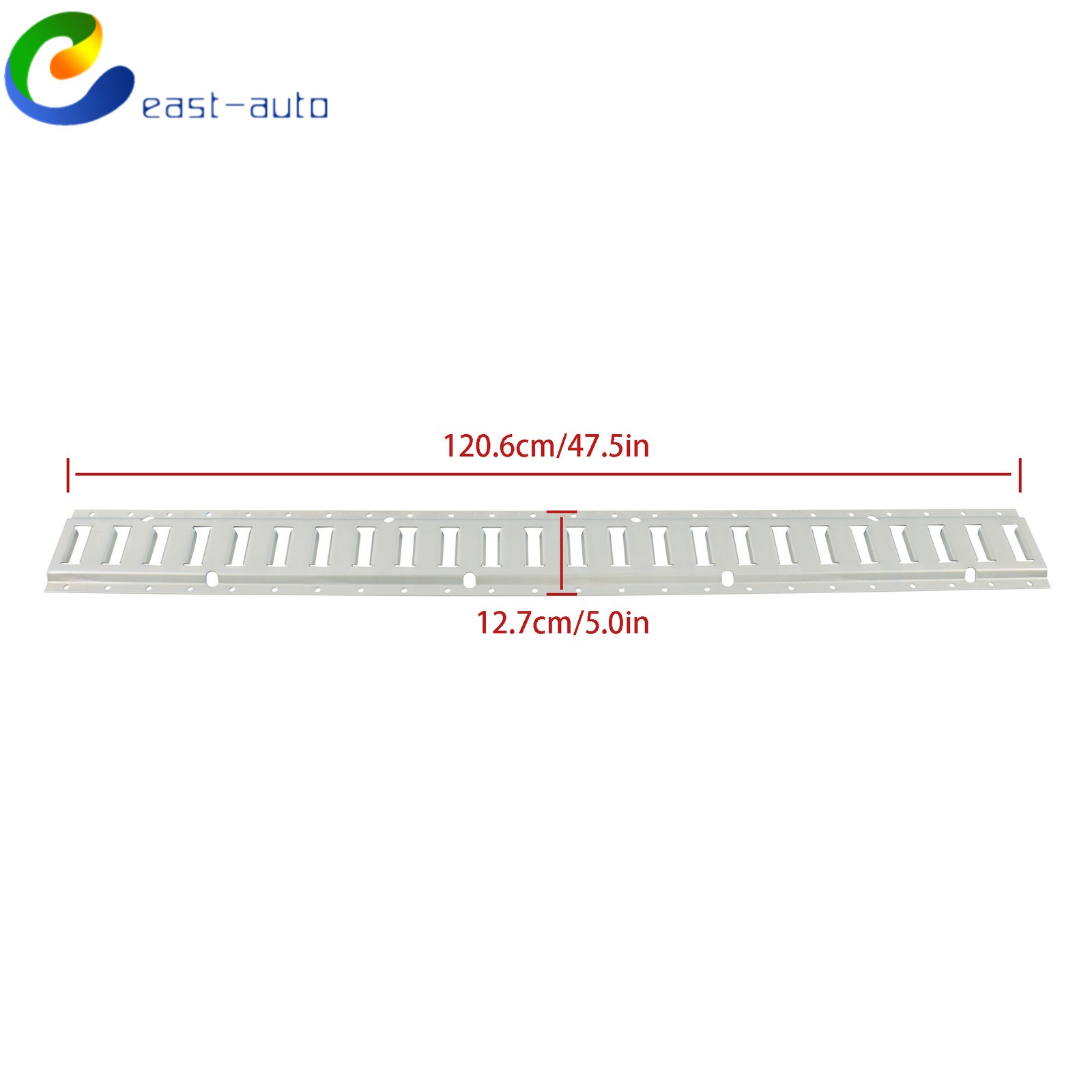 Galvanized Steel (4 Pack) 4' E Track Tie Down Rail Kit For Motorcycle Tie Downs