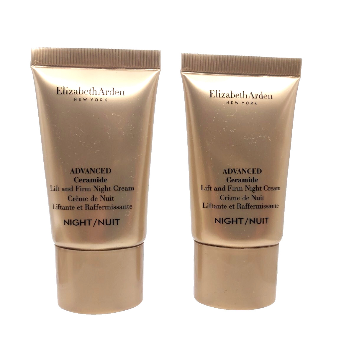 LOT OF 2 Elizabeth Arden Advanced Ceramide Lift and Firm Night Cream .5oz ea