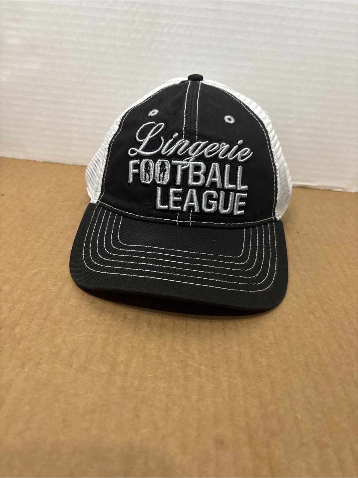 Lingerie Football League  Baseball Cap Hat SnapBack Black & White