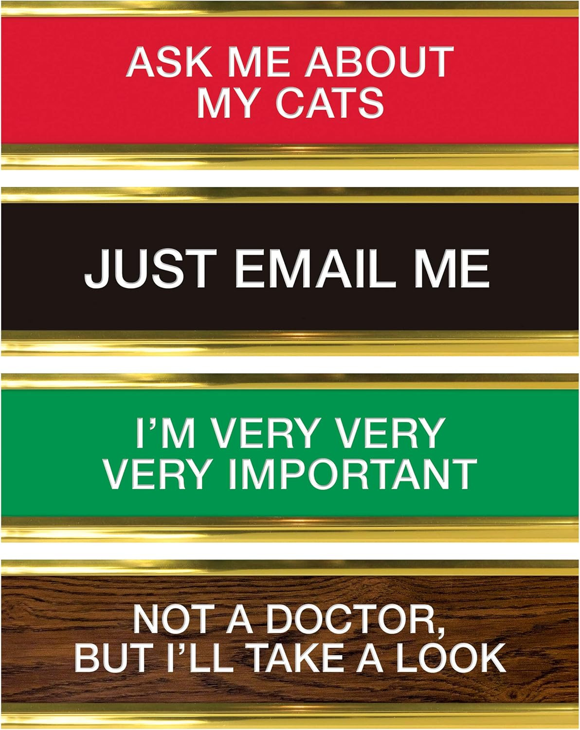 Daily Desk Plaque Desktop Flip Book, Assorted