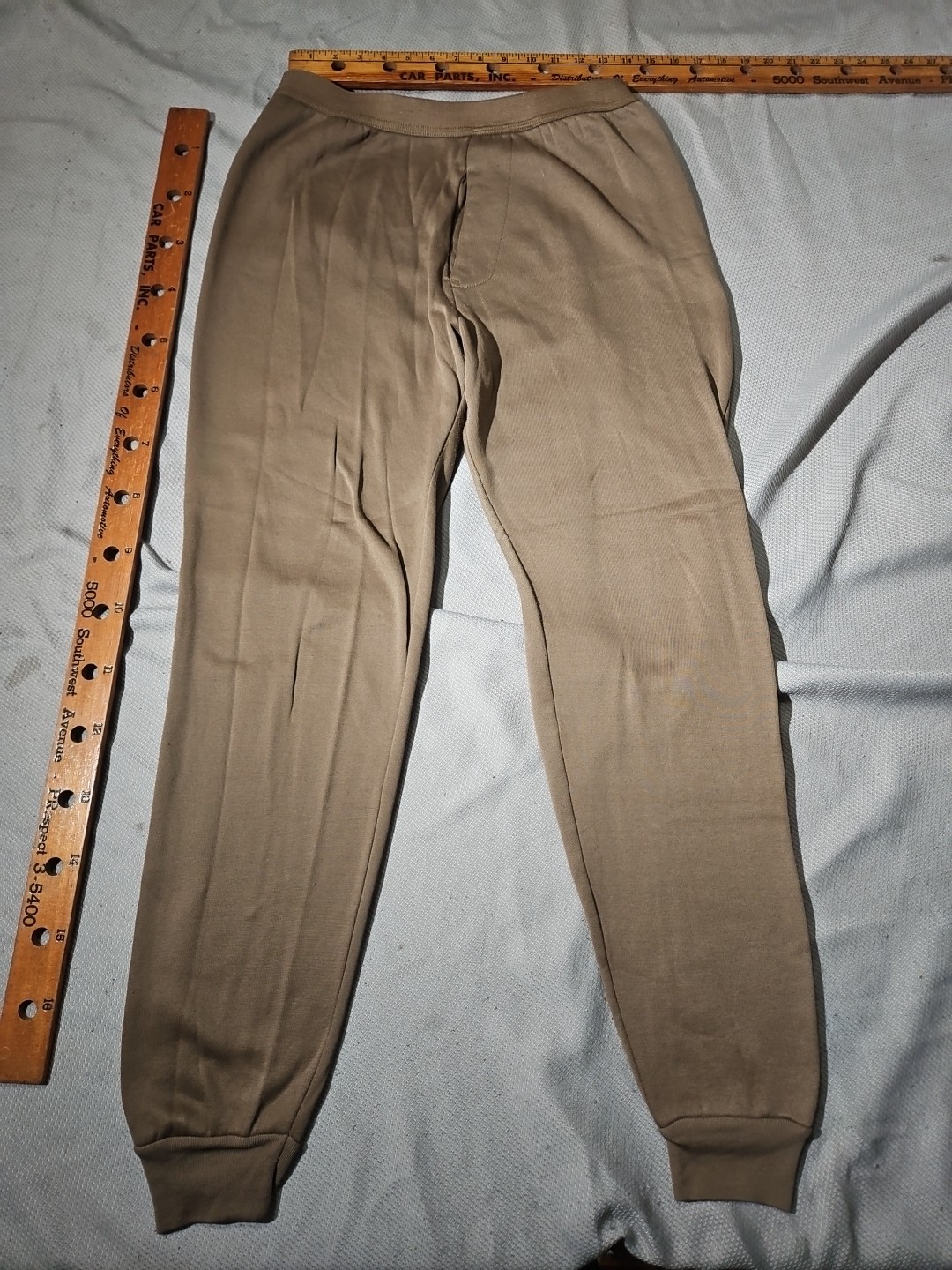 US Military Pants Mens XL Beige Coyote Brown Cold Weather Drawers Polypropylene