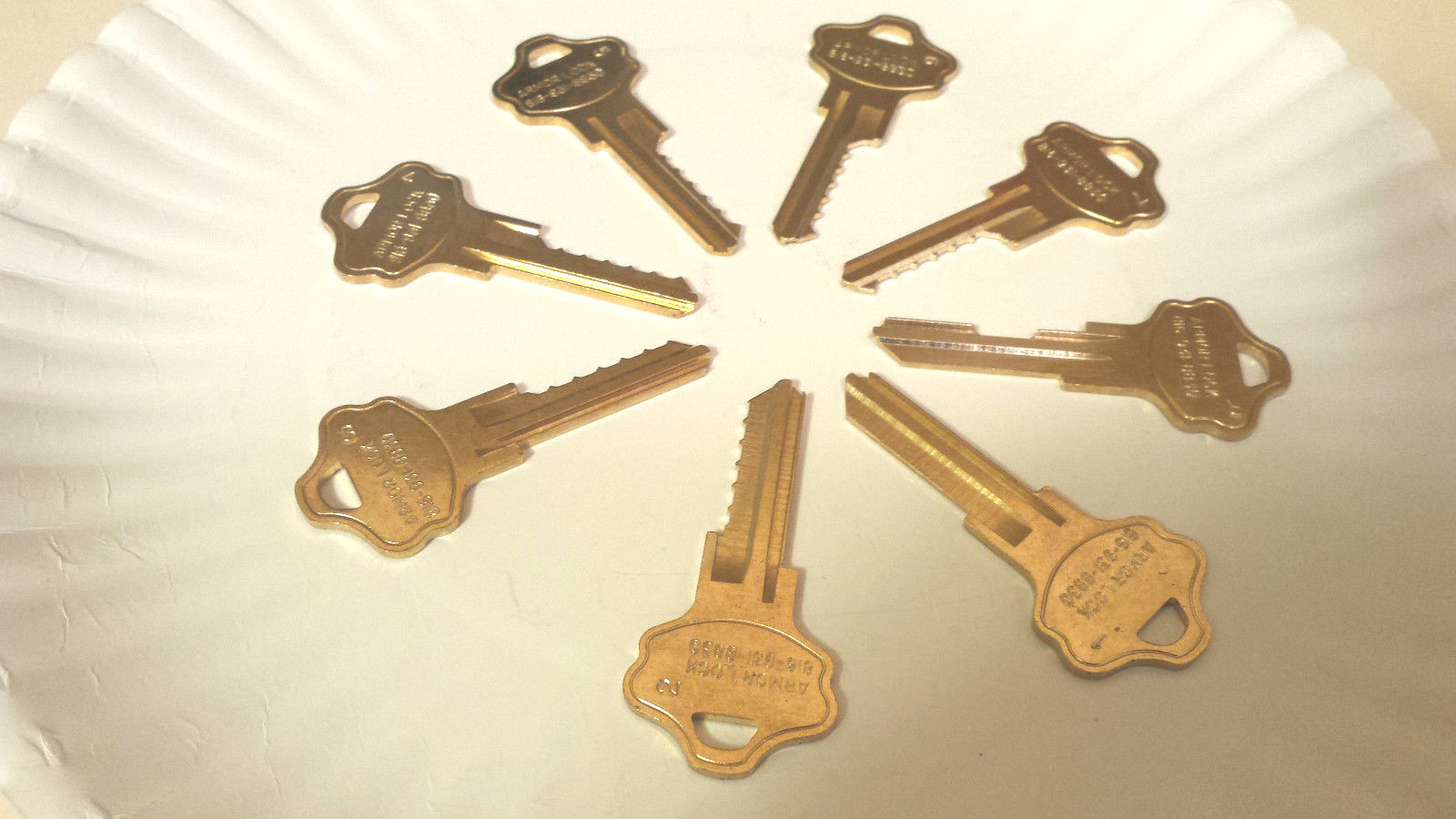 Locksmith Space & Depth Keys Kwik-Set TITAN 6-PIN LOT