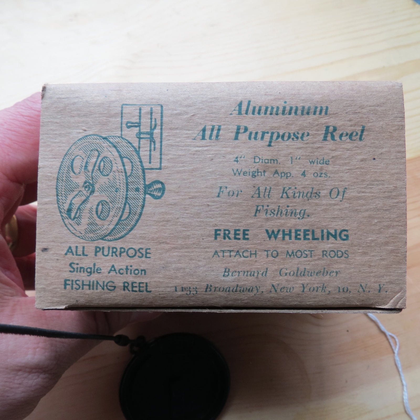 Vintage Rare fishing reel Bernard Goldweber All Purpose reel (lot#9678)