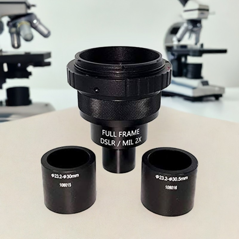 Microscope Camera Adapter 2X for Sony "A" Mount DSLR - Fits 23mm, 30mm, 30.5mm