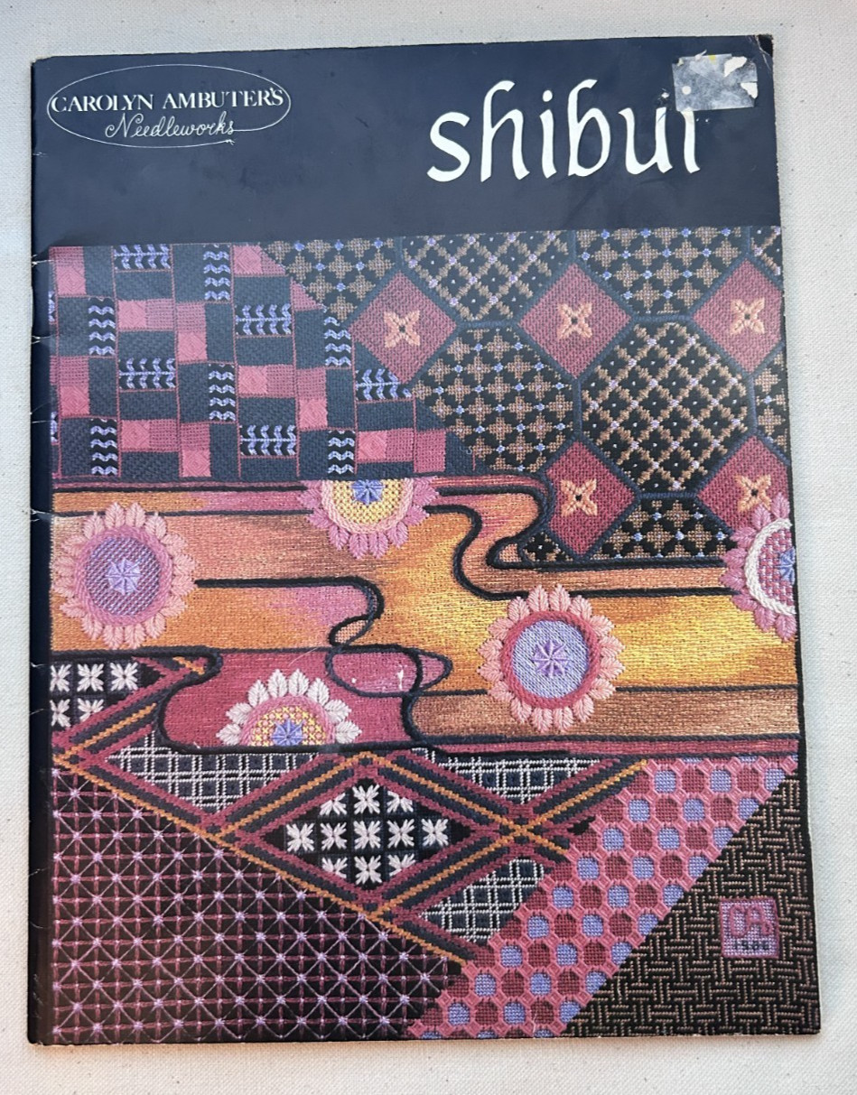 Shibui Carolyn Ambuter Needleworks Pattern Booklet Embroidery Pattern - RARE