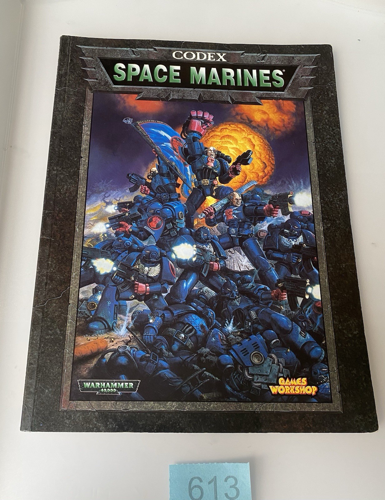 40k 3rd Ed Space Marines Codex, OOP Softcover Book, Good Condition