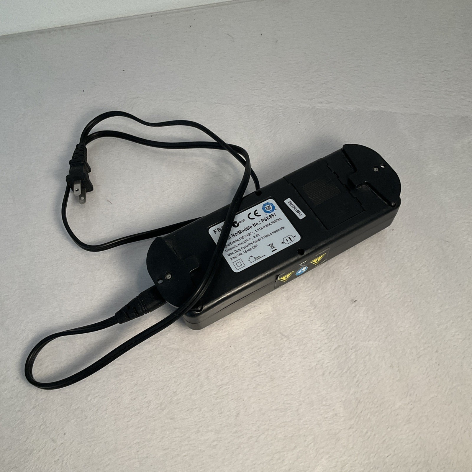 FBS PSK651  POWER ADAPTER SUPPLY, for Pride Lift Chair, dual 9v battery backup