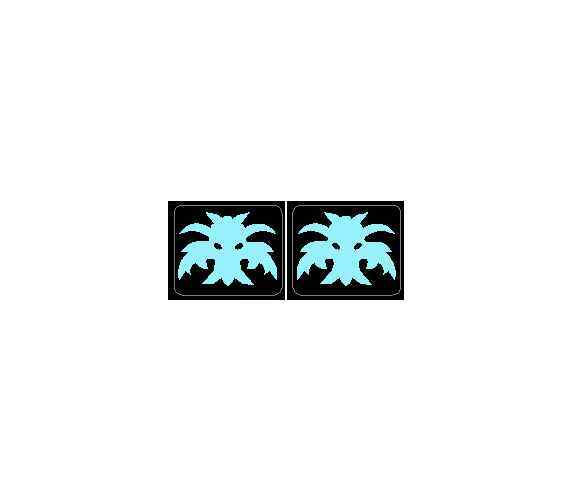 Williams SORCERER Pinball Machine Spinner Decal Set