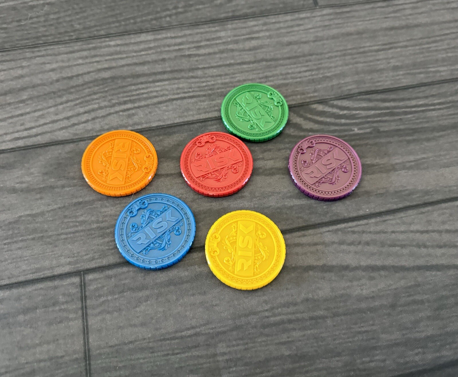 RISK Strike | All 6 Domination Coins | Official Replacement/Extra Game Pieces