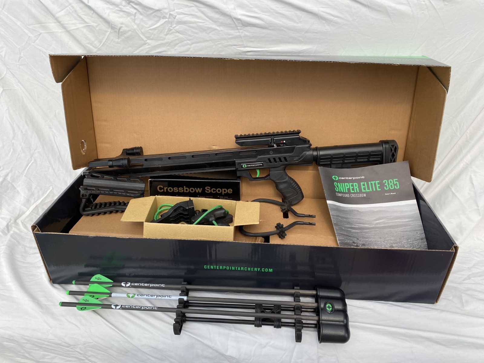 Centerpoint Sniper Elite 385 Crossbow Package 385 FPS Retails @ $399.99