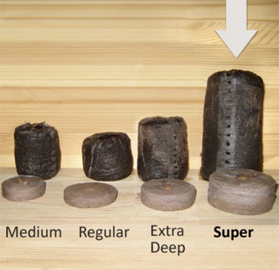 50 New Jiffy Super Pellets: 50mm Jiffy Peat Pellets *FAST SHIPPING*