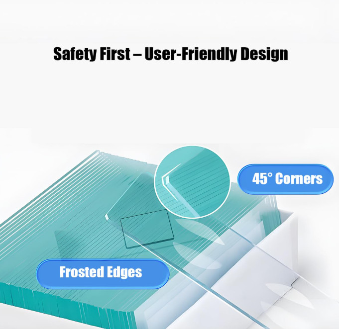 Microscope Slides and Covers – 50 Blank Glass Slides for Microscope with 100 Cov