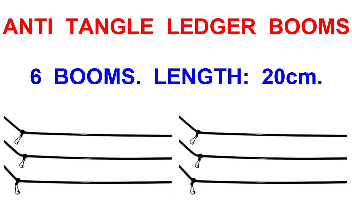 6 ANTI TANGLE 20cm LEDGER BOOMS FOR COARSE SEA FISHING BOAT ROD LINE RIGS LURES
