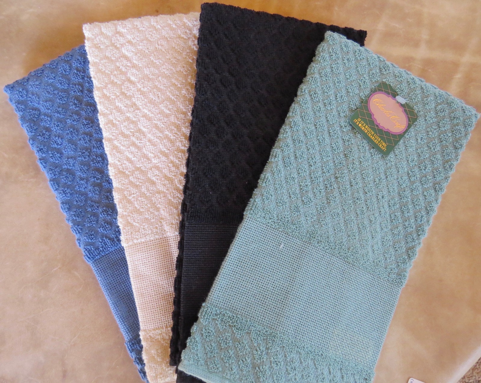 Charles Craft Estate Diamond Weave Towel - Your Choice of Color