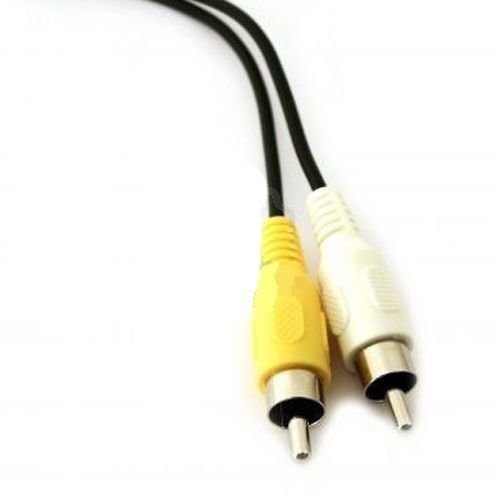 12 FT Stereo Dual RCA Audio 2 RCA Patch Cable for DVD CD TV Receiver Cable Box