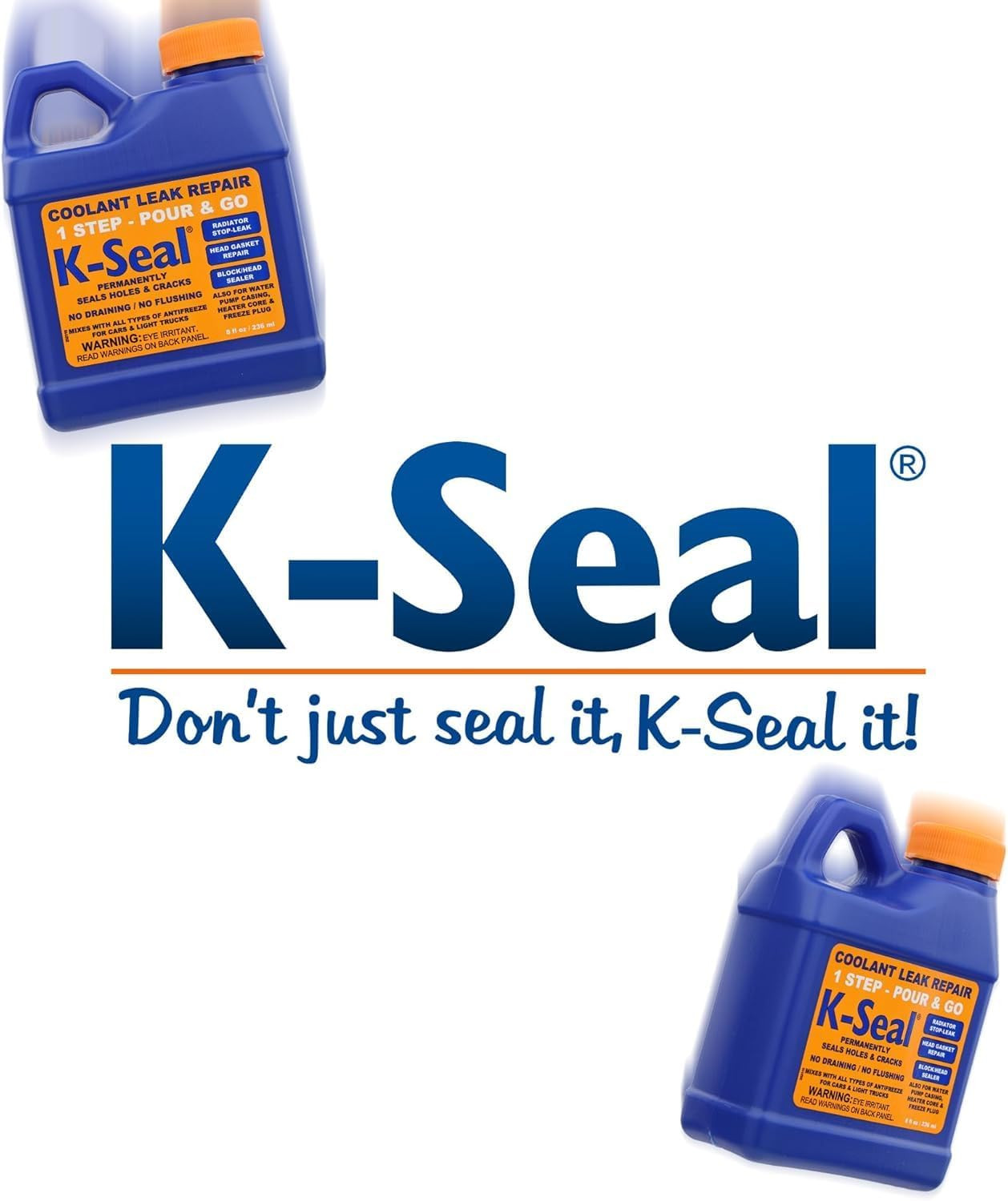 ST5501 Multi-Purpose One Step Permanent Coolant Leak Repair, 8Oz, Pour and Go, M
