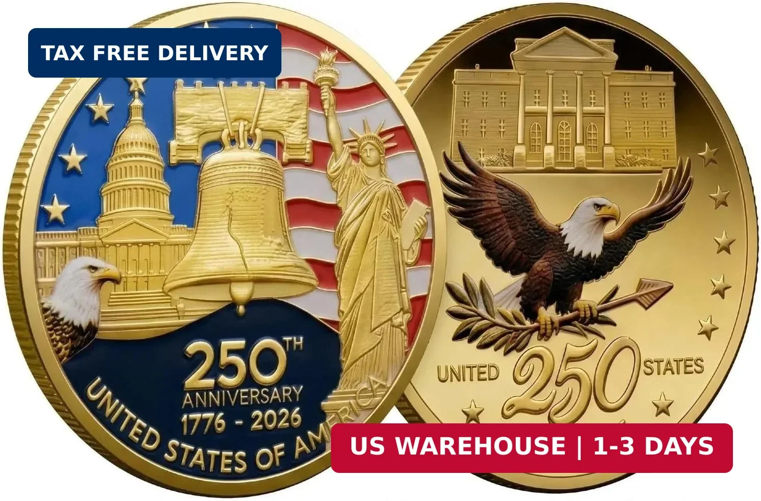 250 Anniversary Coin,250 Year American Anniversary Coin,1776-2026,2026 Coins,Ame