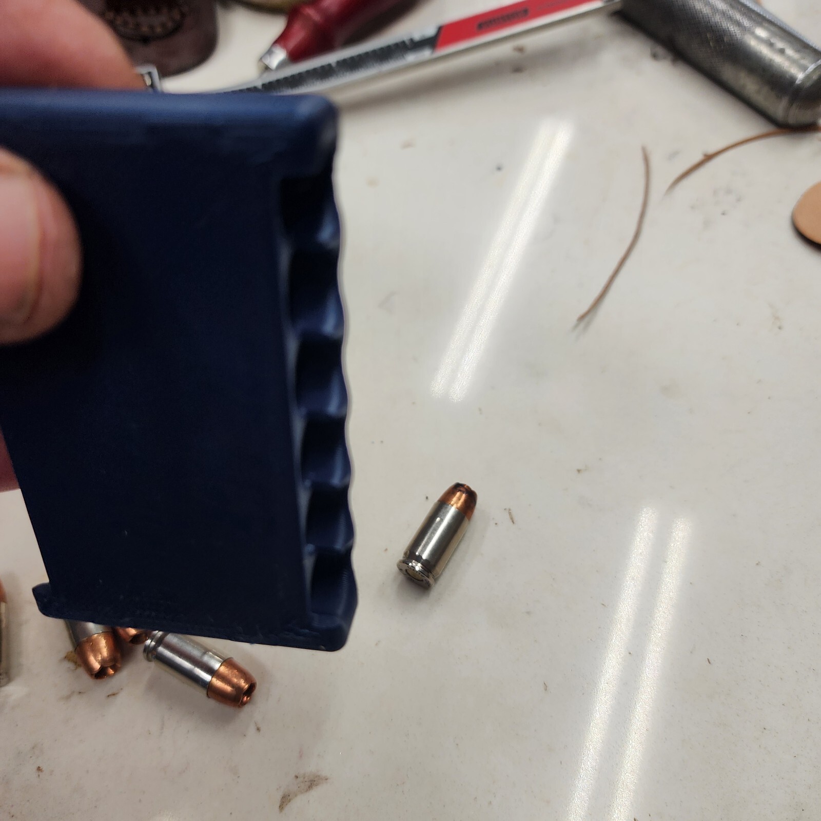 380 ACP Shell Holder For Pocket Carry. DESIGNED FOR EDC Holds 12 Shells Black