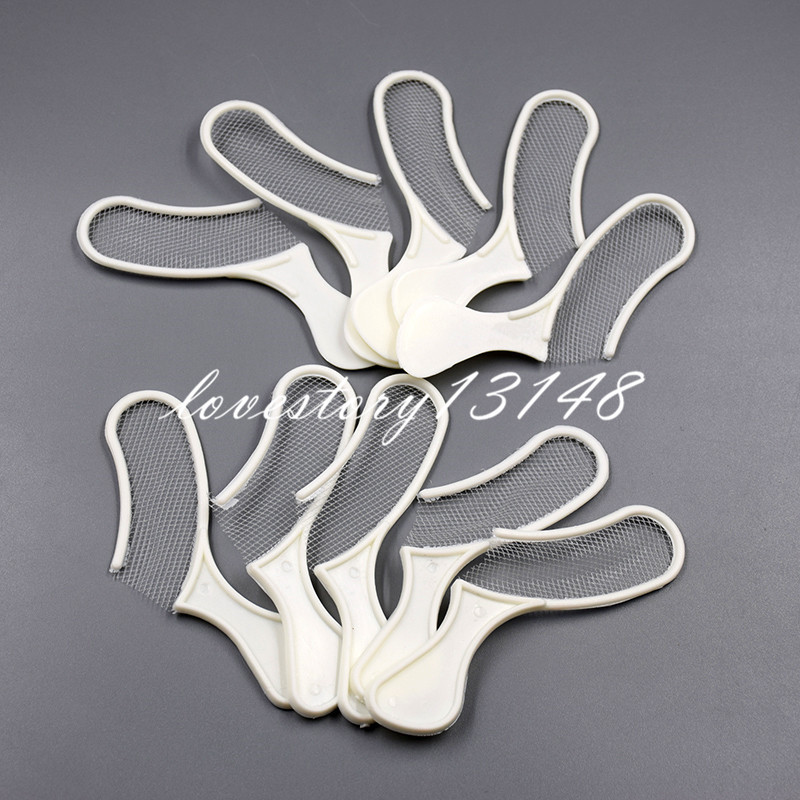 100 Pcs Dental Sideless Bite Registration Disposable Impression Triple Trays