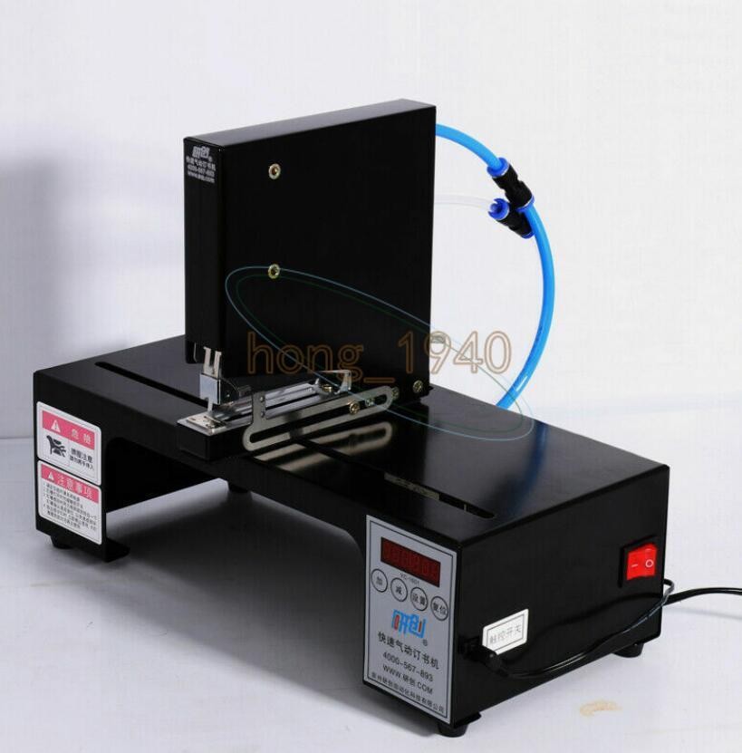 Single-head Head Automatic Electric Stapler Pneumatic Binding Machine 110V/220V