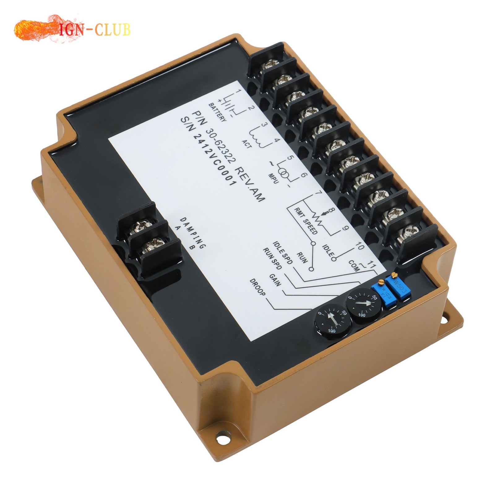 Engine Governor Speed Controller For Cummins Generator KTA50 KTA38 KTA19 3062322