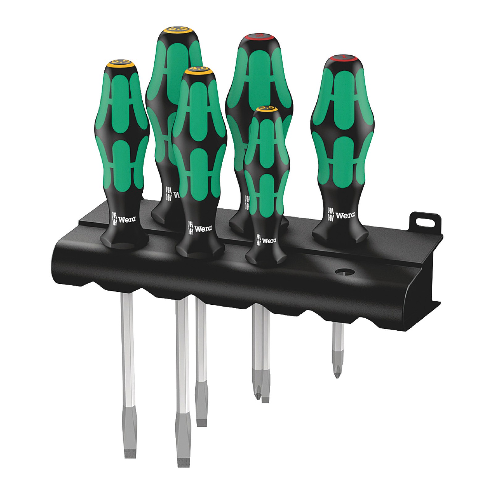 Wera 334 SK/6 Laser Tip Rack 6/Piece S/Driver