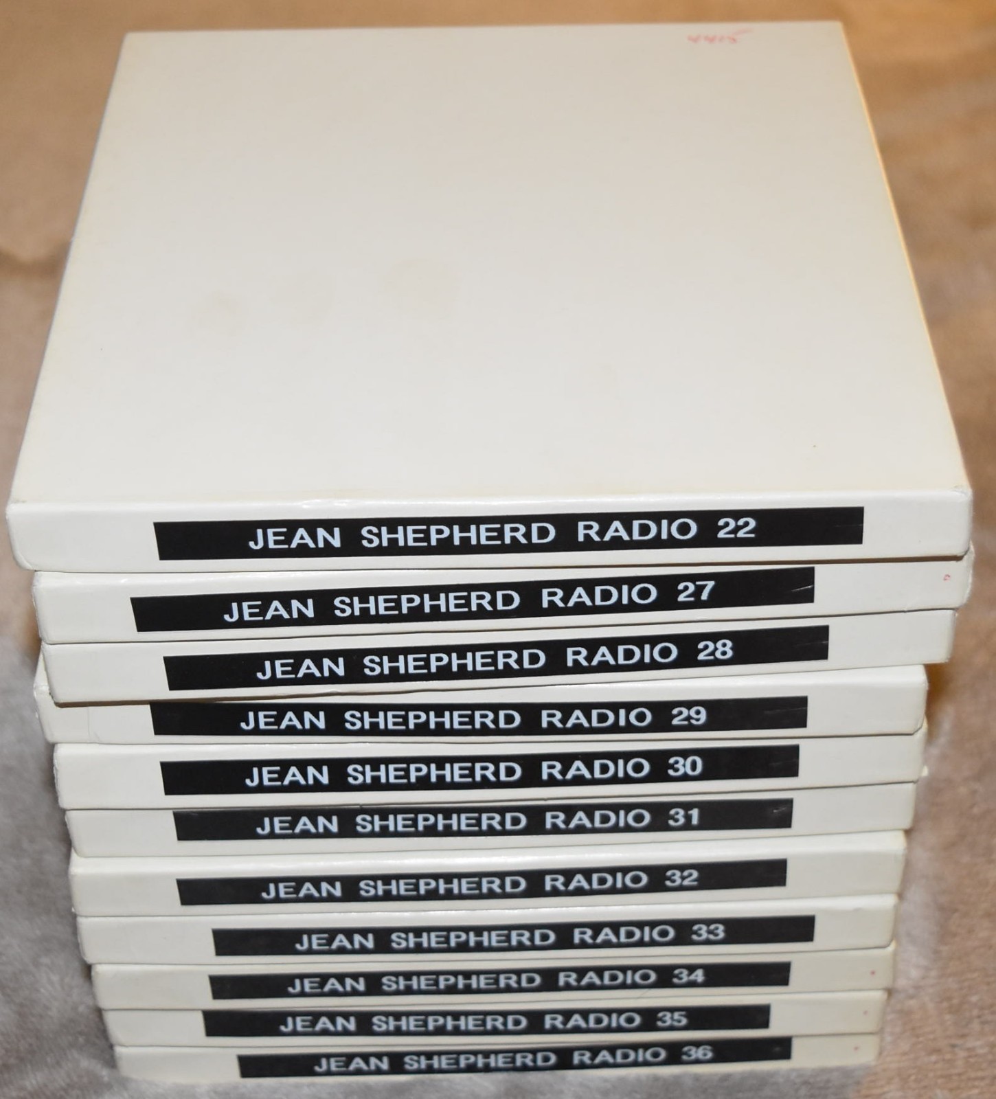 Jean Shepherd Radio #22 & 27-36 Reel to Reel Audio Tapes As Is