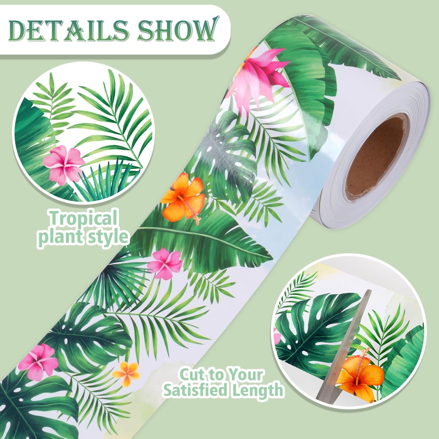 Bulletin Board Borders, Tropical Bulletin Board Decorations, Jungle Classroom...