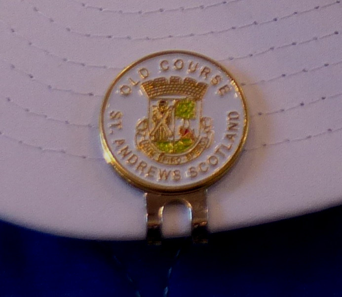St Andrews Ball Marker & Silver Hat Clip Special Buy