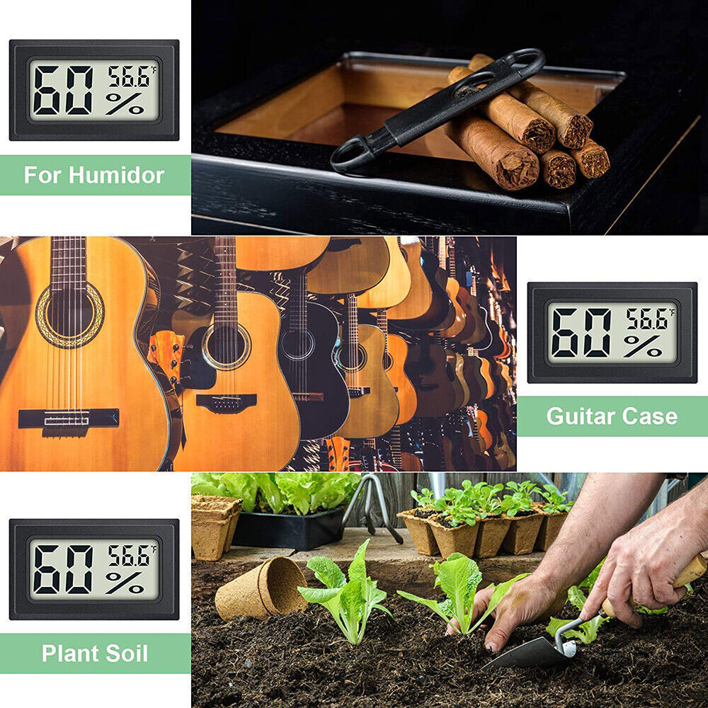 5PCS Mini Digital LCD Thermometer Hygrometer Indoor Temperature Humidity Meter