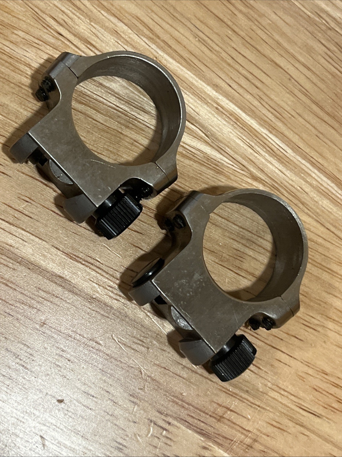 Stainless RUGER (= to #3 & #4) LOW rings M77 MkII or MED for old tang safety M77