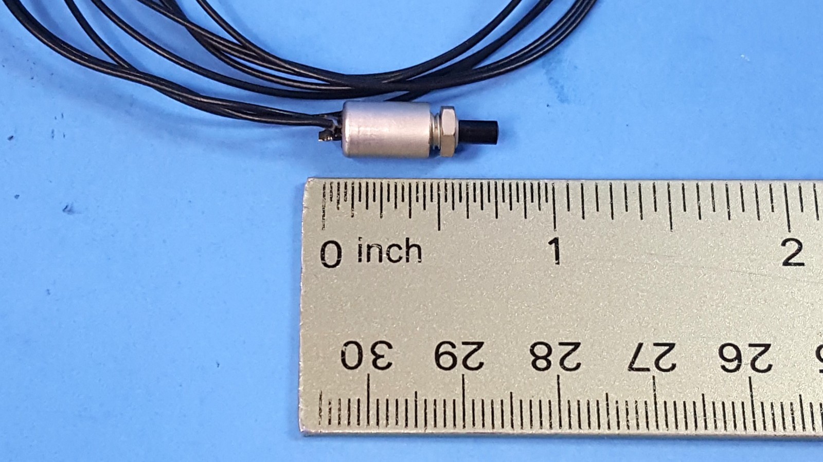 4pcs-Round Momentary Pushbutton Switch, Normally Closed, SPST, 2FT Wire Attached