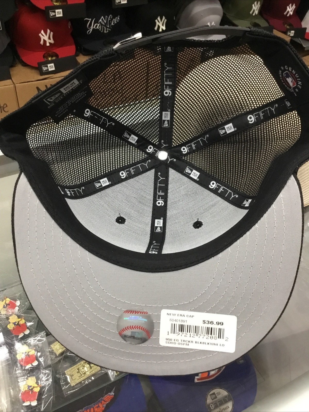 New Era 9Fifty LA Dodgers Black And White SnapBack