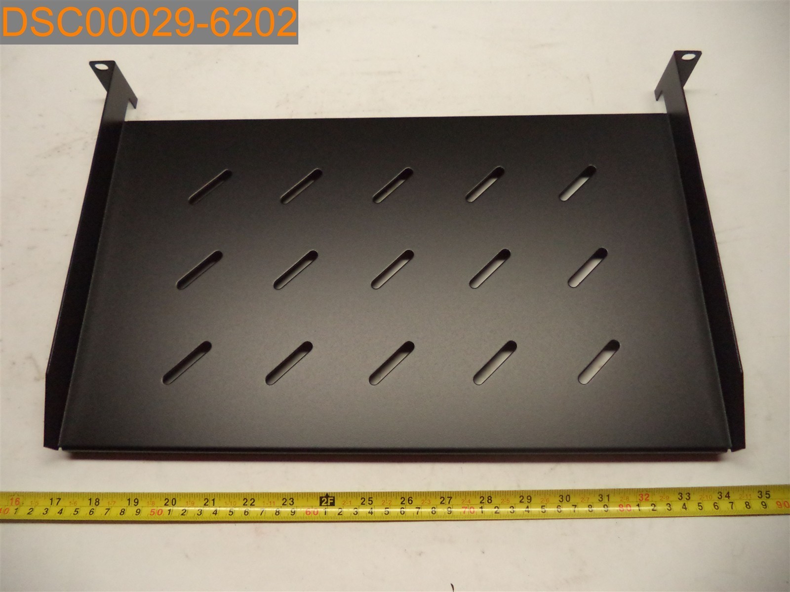 Avarro RK-1UVSHLF 1U Vented Rack Shelf Heavy Duty Powder Steel, 840049311459