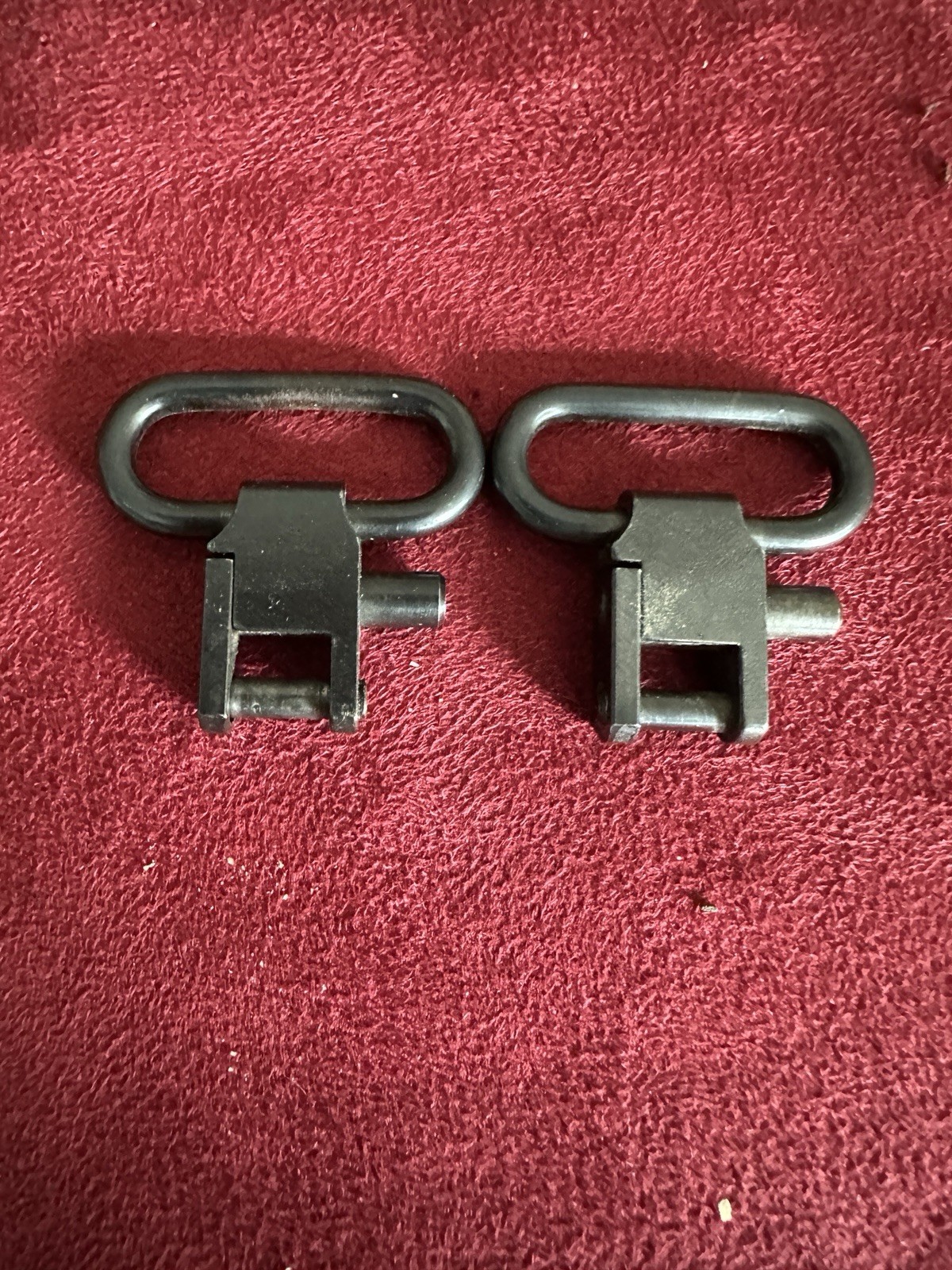 Detachable Rifle Sling Swivels Set 1" Blued