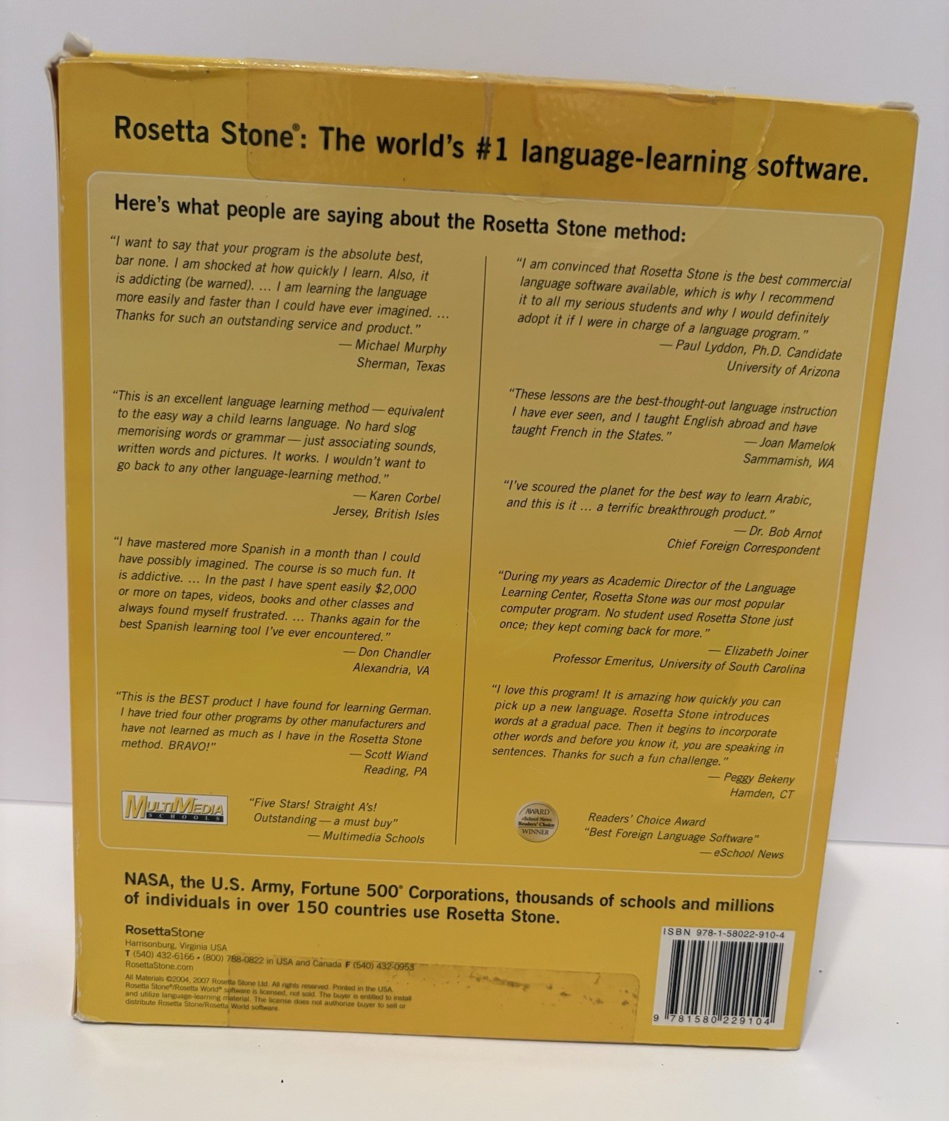 Rosetta Stone, Italian, Level 1-3, Version 3, WIN/MAC CD-ROM, Personal Edition