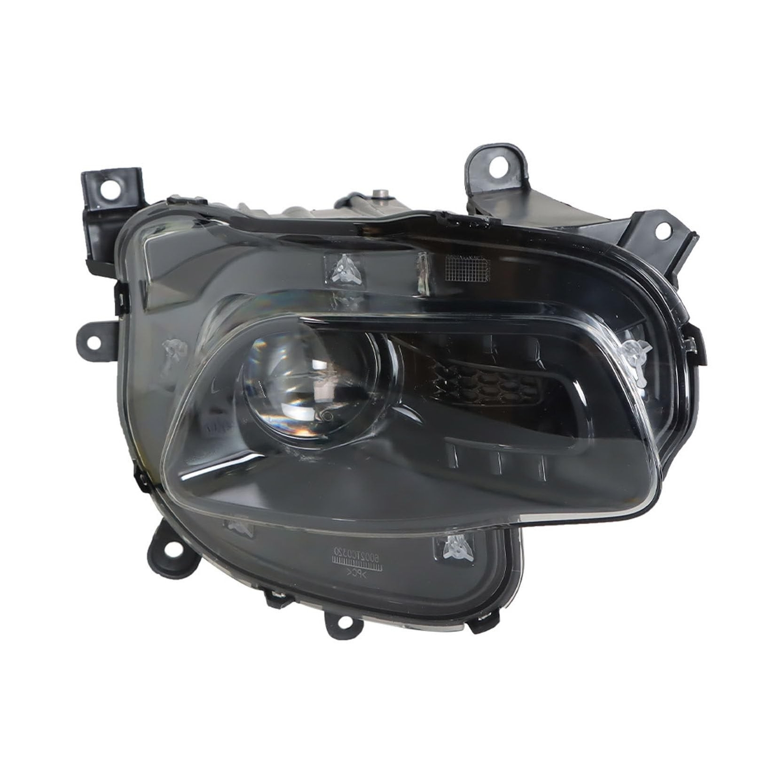 Headlight Assembly Headlamp Halogen Black Right Side Replacement for 2014-201...