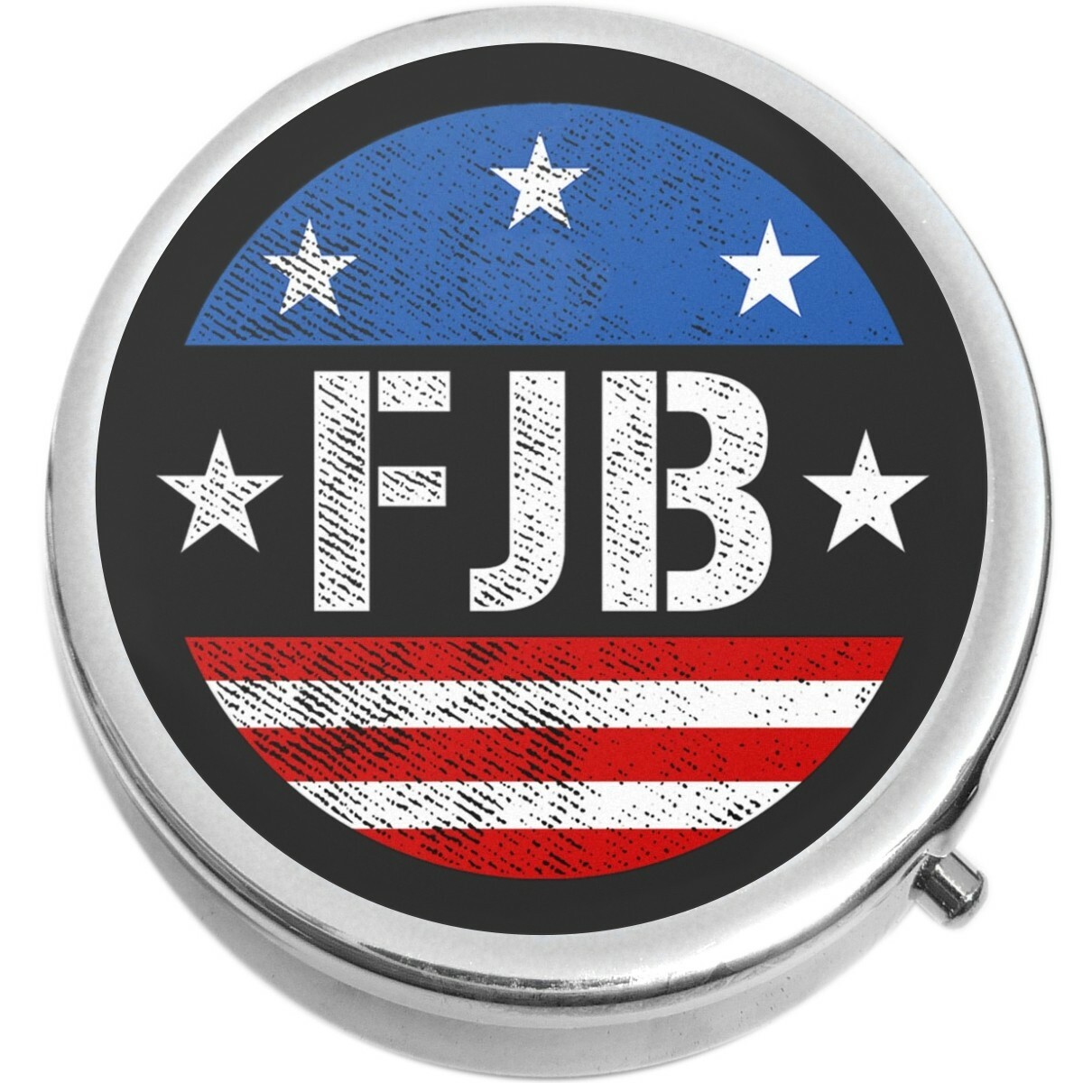 FJB Stars And Stripes Pill Box Medicine Pill Box