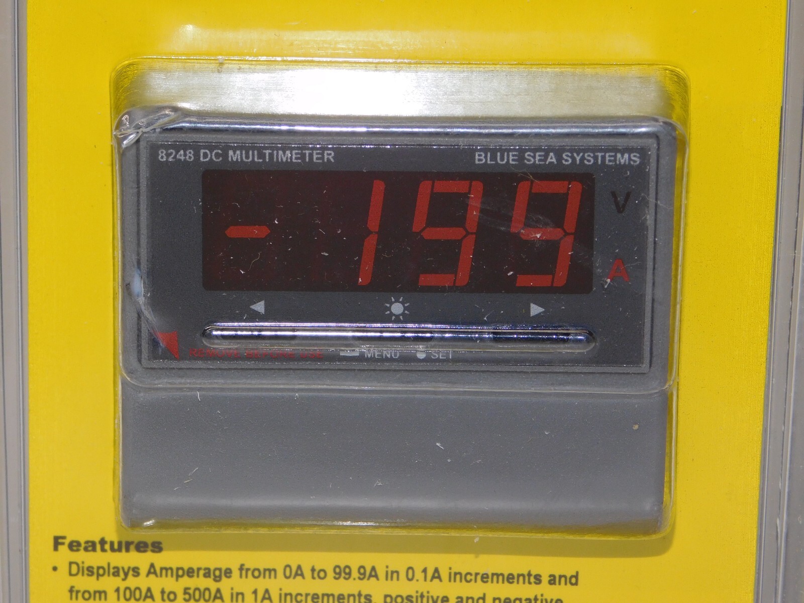 New Blue Sea 8248 DC Digital Multimeter Alarm Display Multi Function Marine Boat