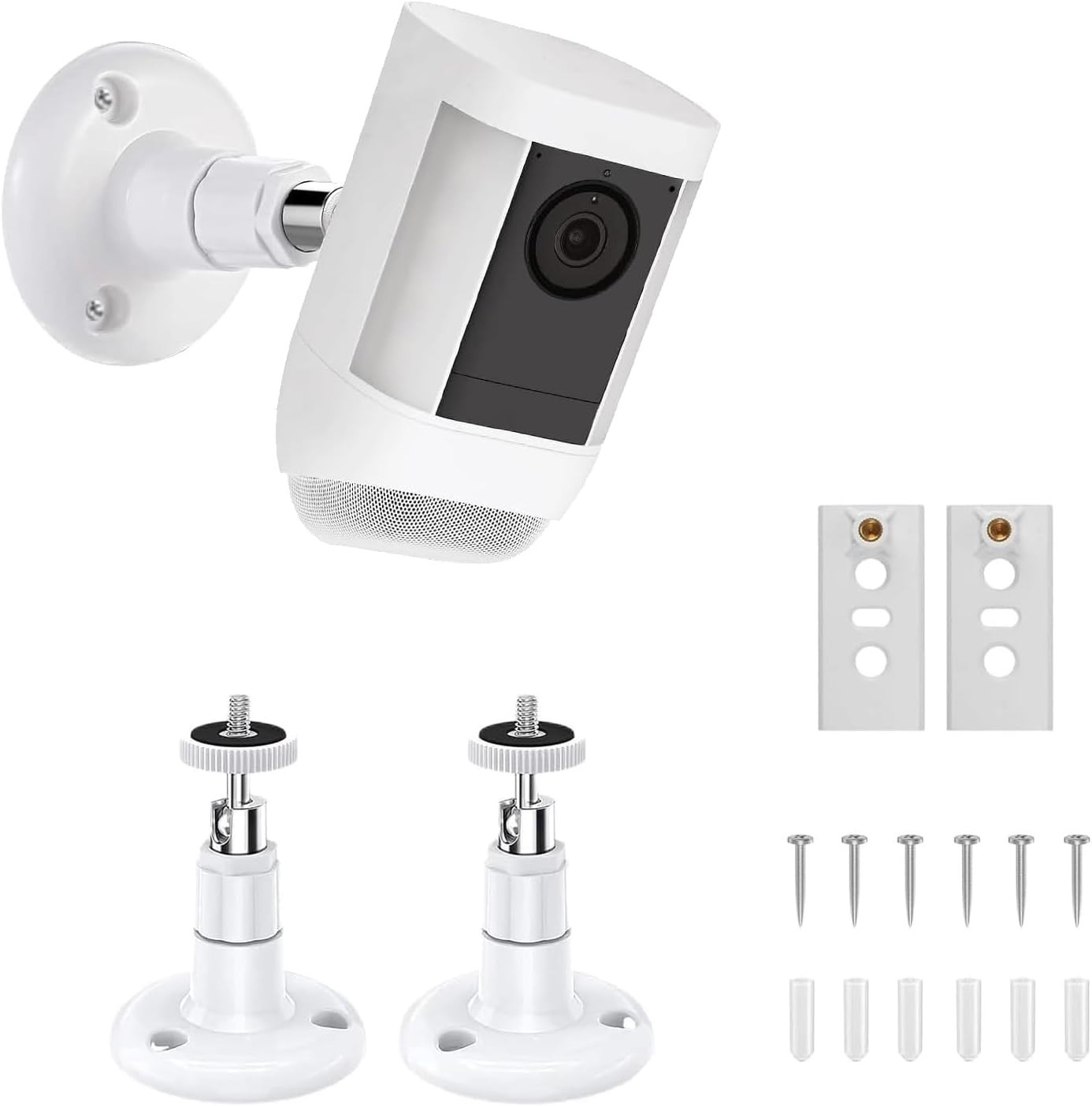 Adjustable Wall Ceiling Mount for Ring Spotlight Cam Plus/Pro (Battery) and Stic