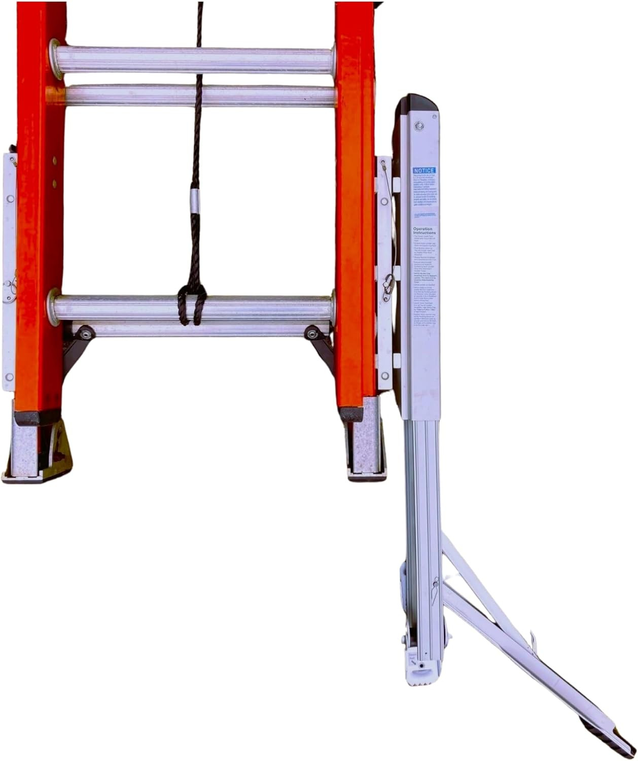Supreme Ladder Extender with Stabilizer Arm & Base Units - Detachable Design