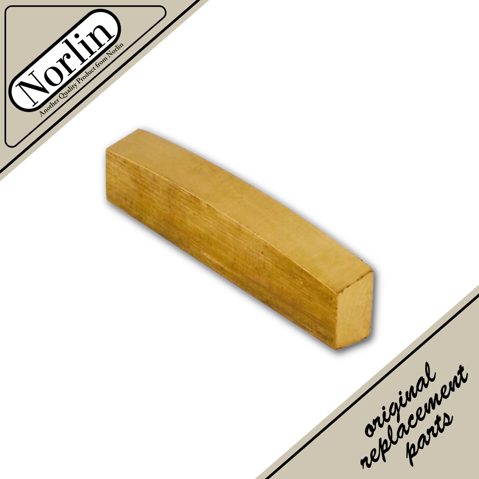 Norlin Brass Shaped Blank Nut for Gibson® Guitars
